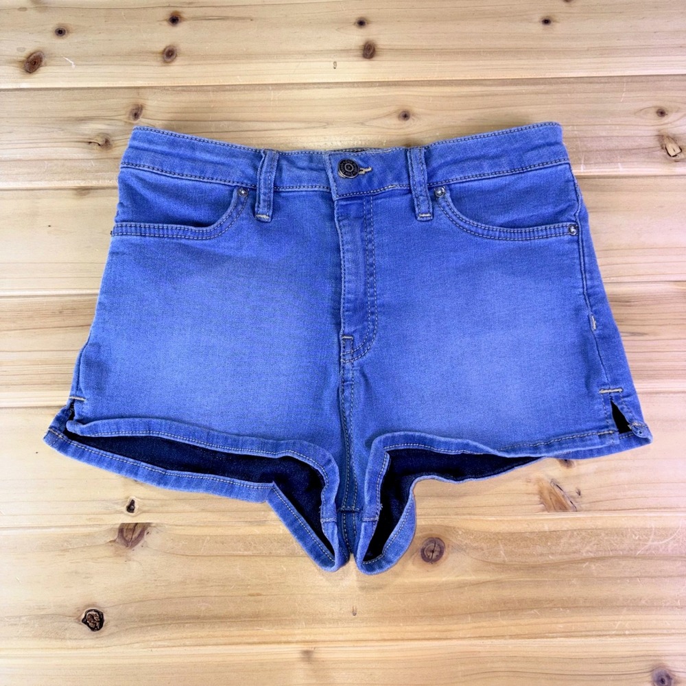 Free People We The Free Shorts Womens 26 High Rise Blue Jean Denim Shorts